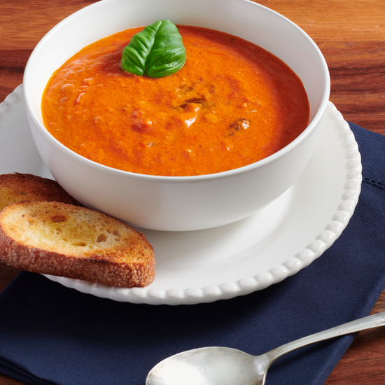 Warm up this winter with Carbone's chef approved Cream of Tomato Basil soup. Perfect for those chilly winter nights.