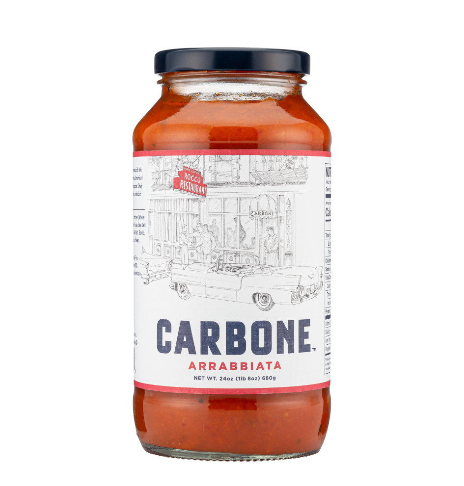 Carbone Arrabbiata Sauce. Spicy Pasta Sauce.