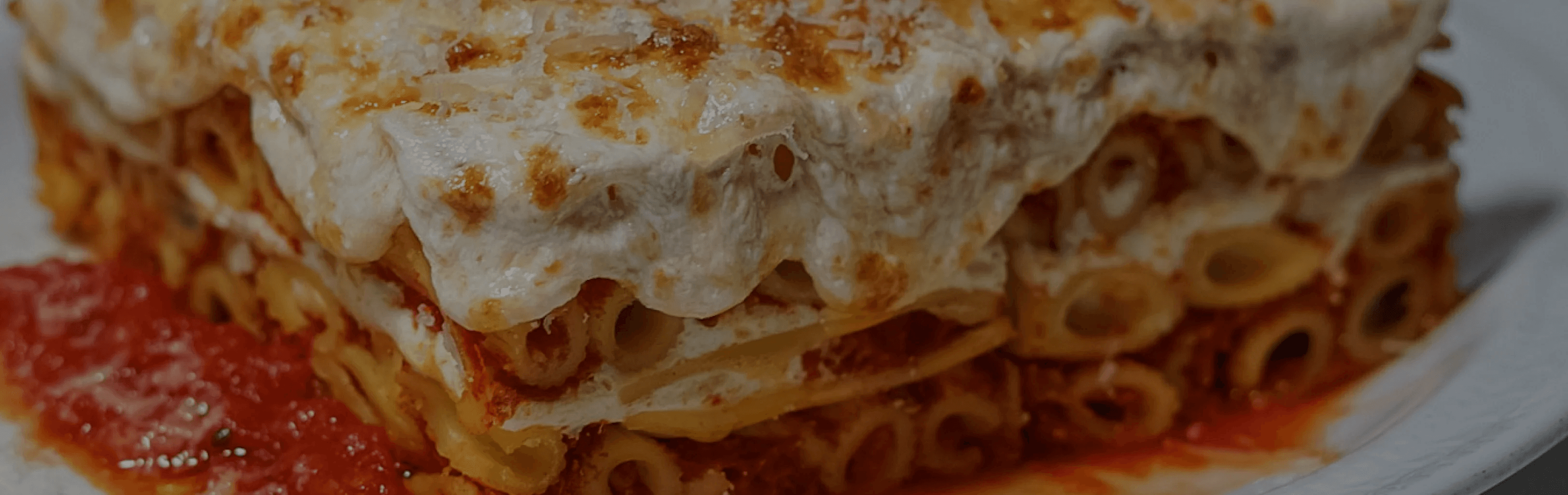 Ziti on a plate