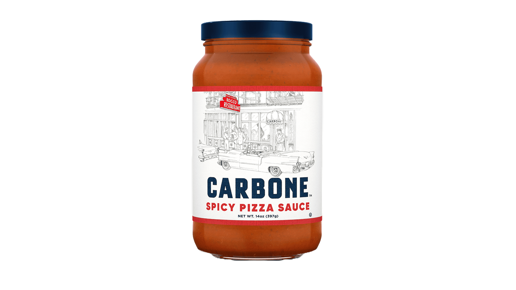 spicy pizza sauce jar