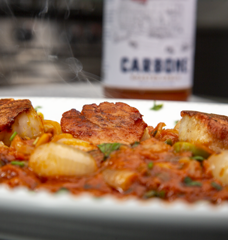 Carbone Roasted Garlic Pasta Sauce Scallop Recipe