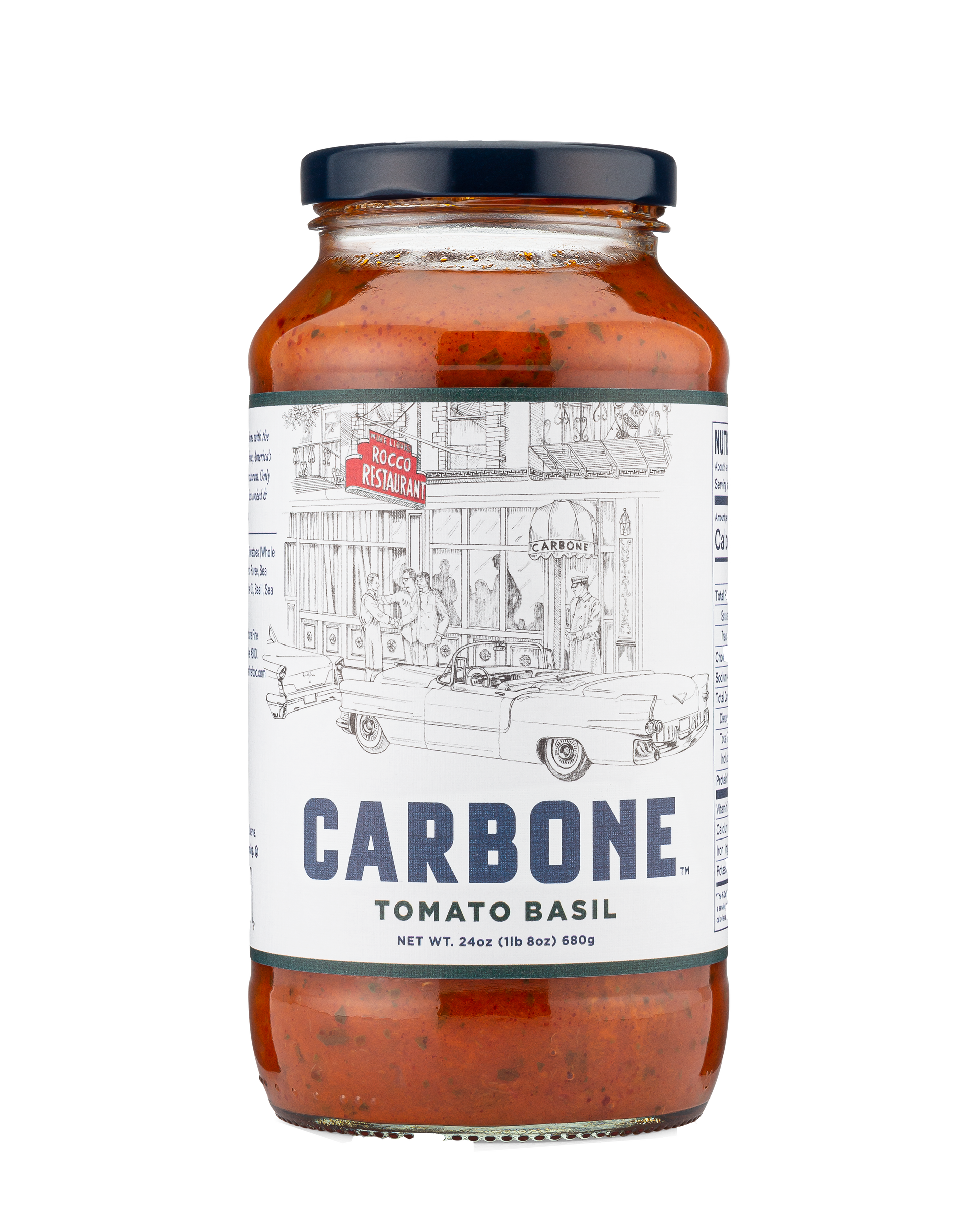 Carbone Tomato Basil Pasta Sauce Spaghetti Sauce Marinara