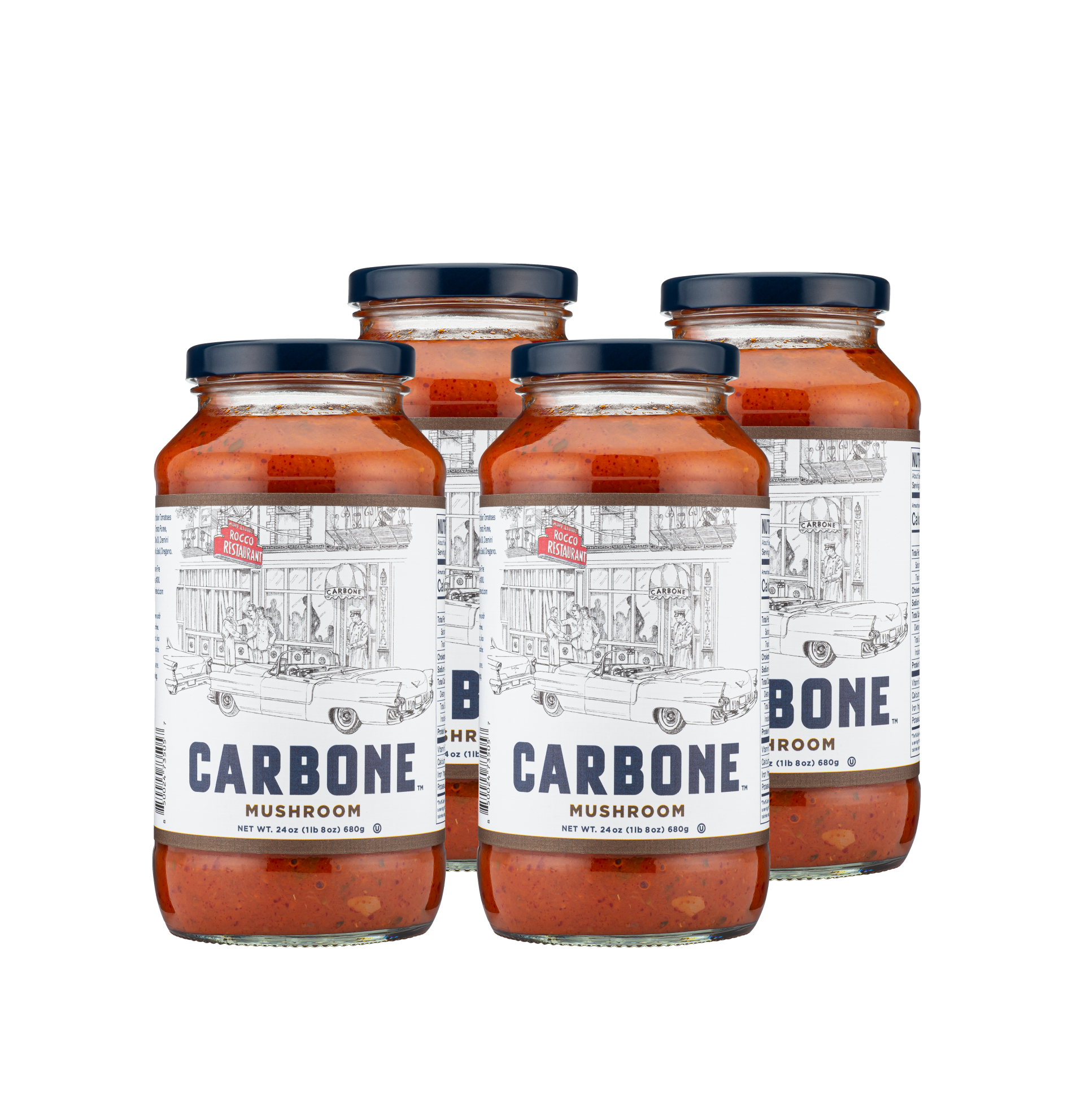 Carbone Mushroom 4 Pack