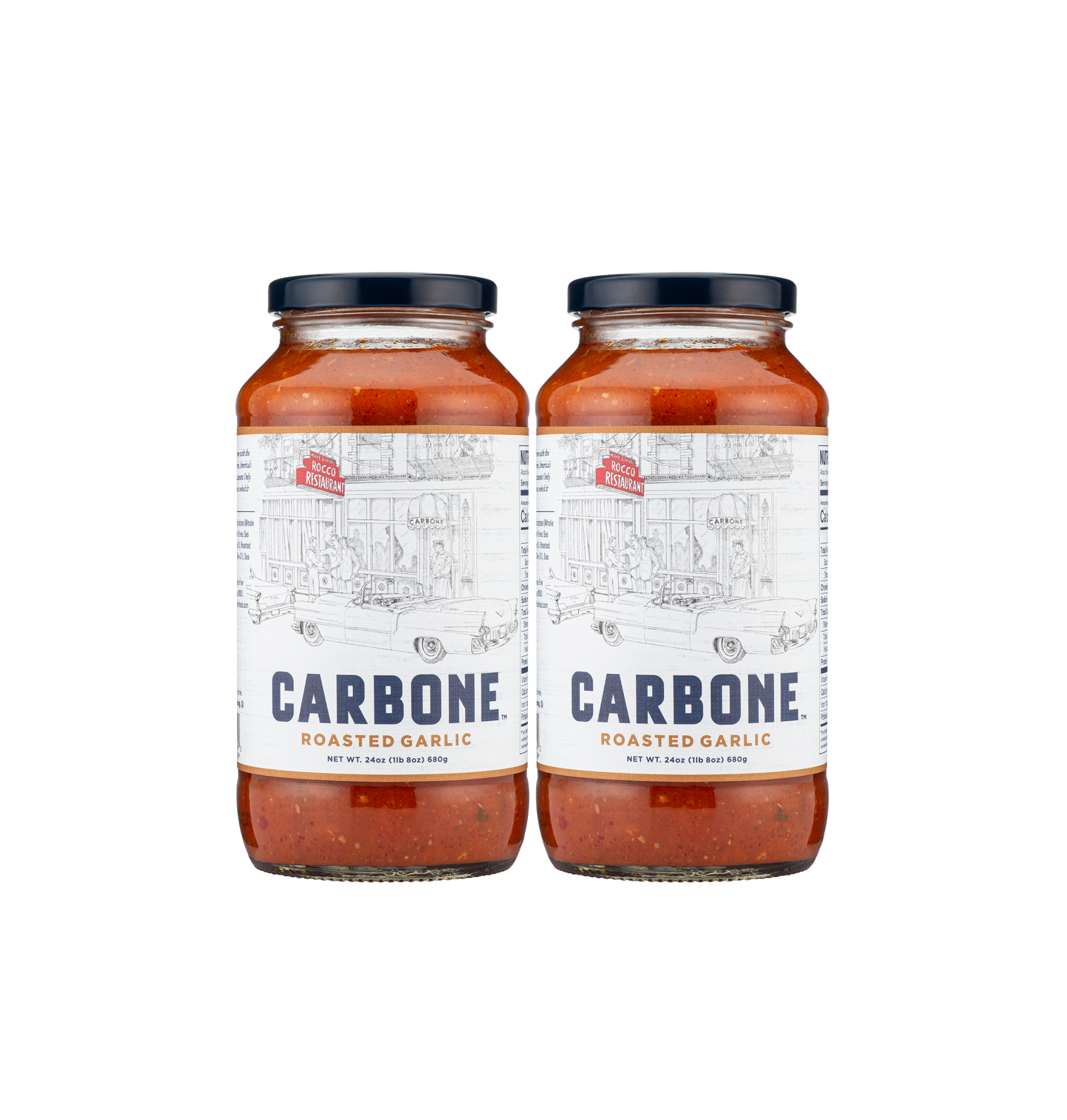 Carbone Roasted Garlic Pasta Sauce  2 Pack