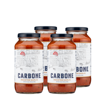 Carbone Roasted Garlic Pasta Sauce 4 Pack
